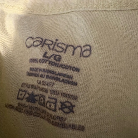 Charisma Soft Cream Cotton Top - Picture 2 of 2